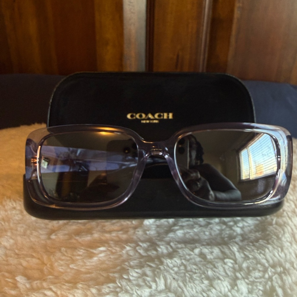 NWOT Coach Purple Sunglasses